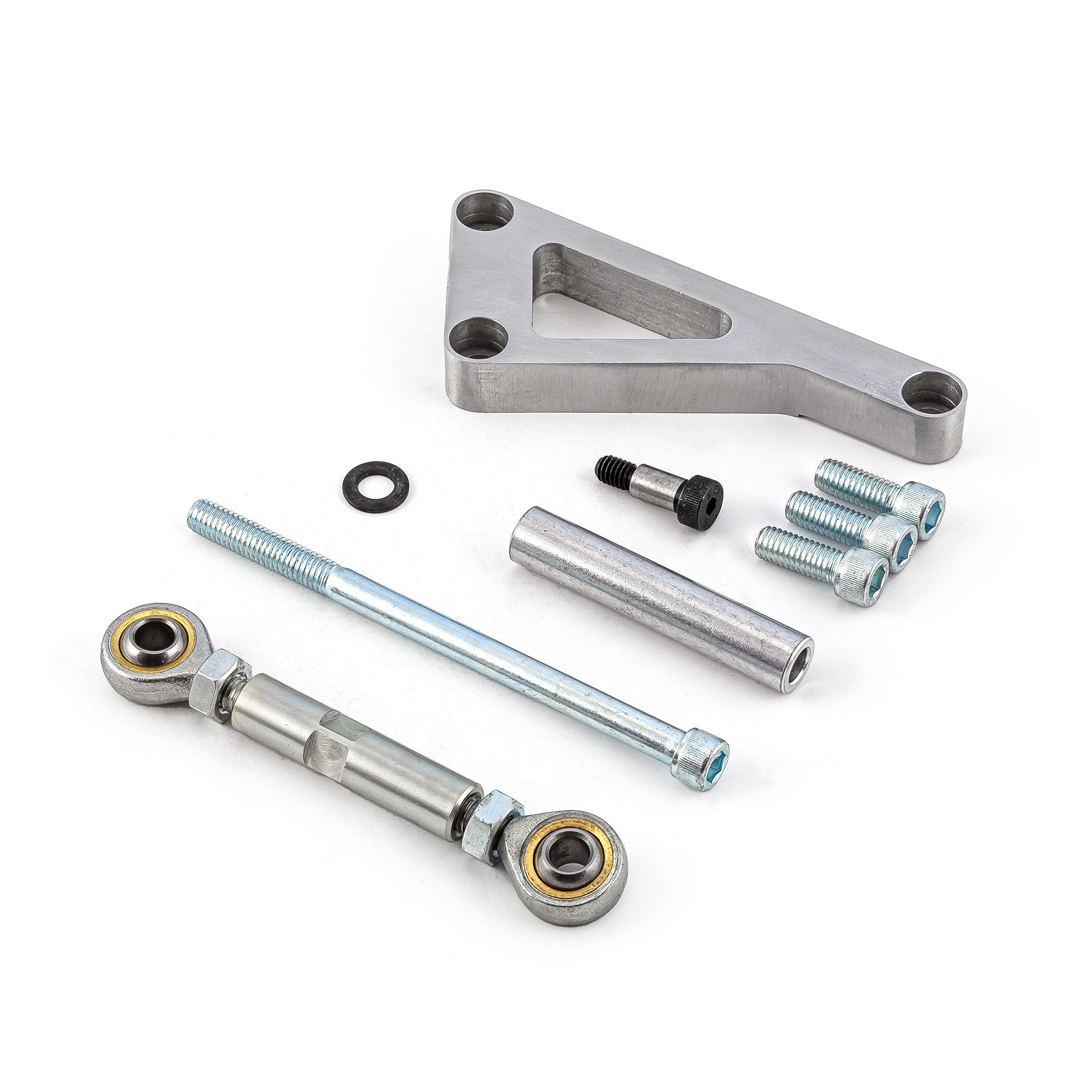 Chevy SBC 350 Long Water Pump Lwp Aluminum Alternator Bracket Kit Polished