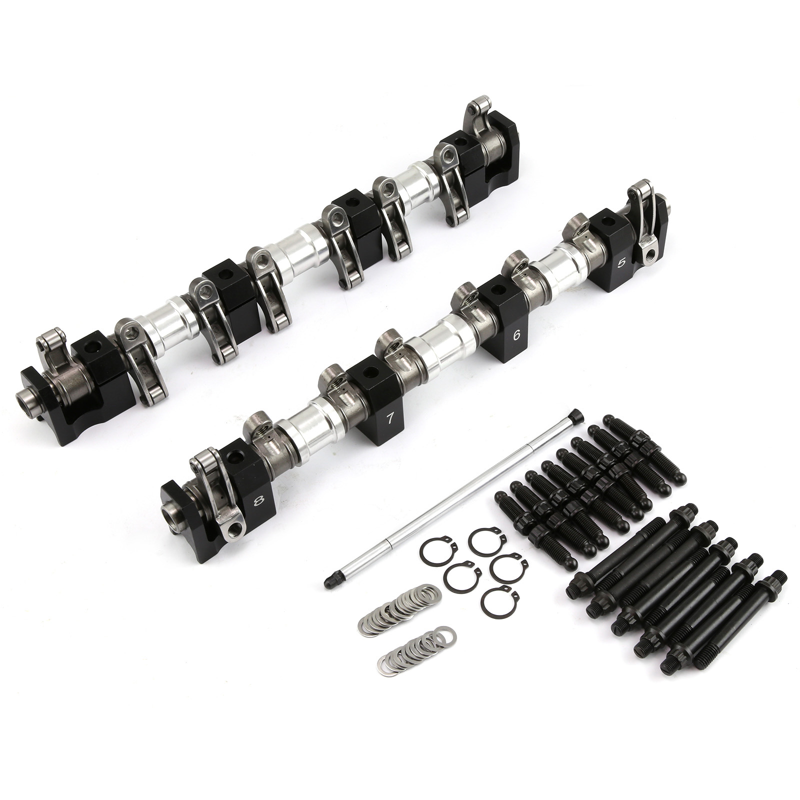 FORD FE 390 428 Shaft Mount 1.76 Ratio Stainless Steel Rocker Arms w