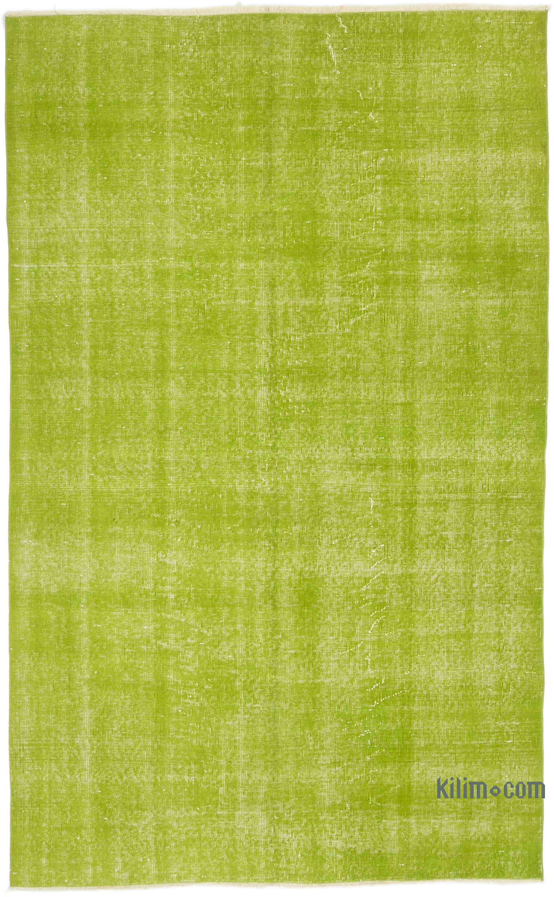 Overdyed Rugs with Dark Blue or Green colors