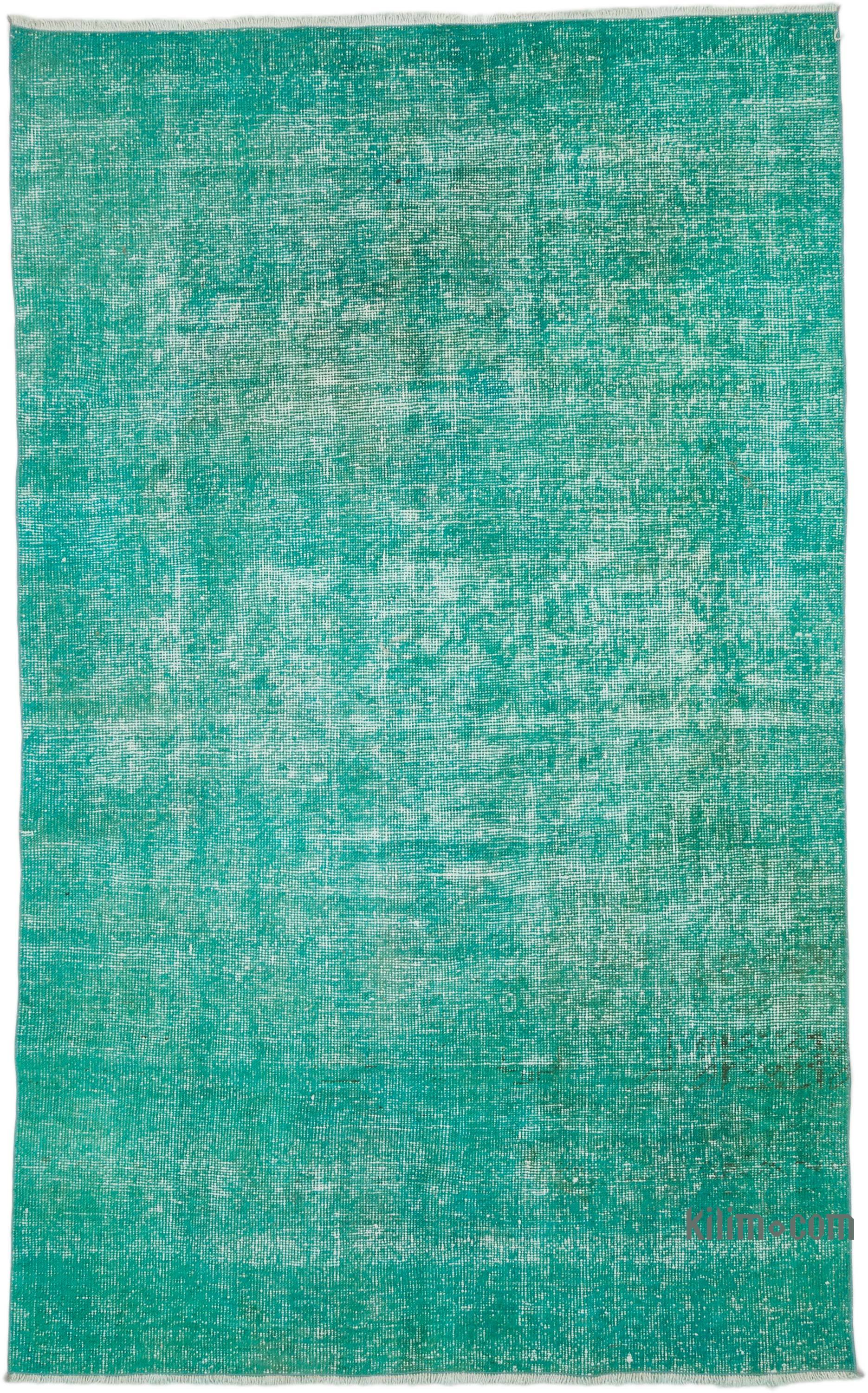 Overdyed Rugs with Dark Blue or Green colors