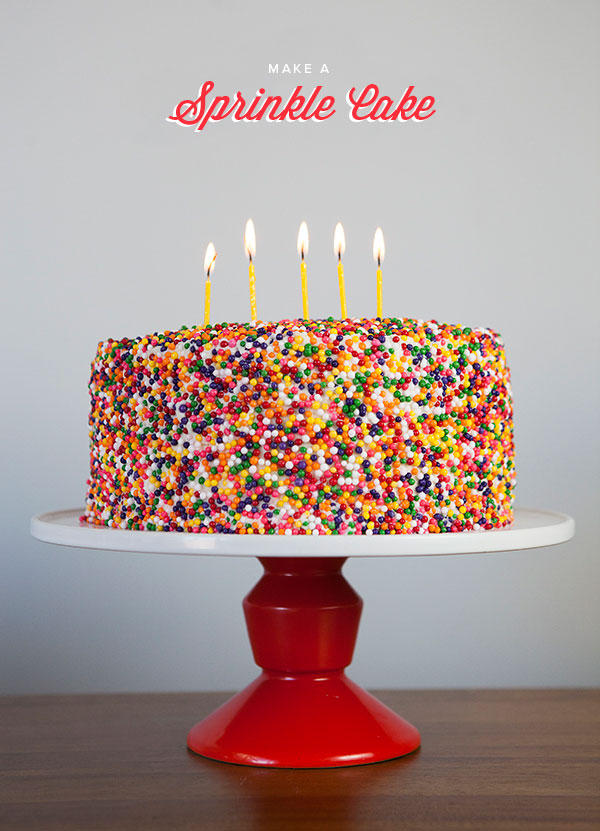 Sprinkle Cake DIY