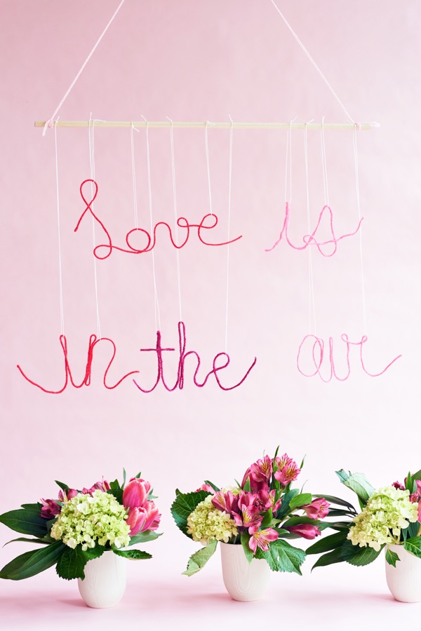 String Words WallHanging DIY