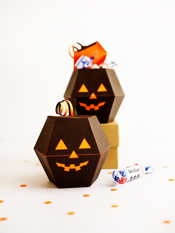 Printable Spooky Pumpkin Boxes