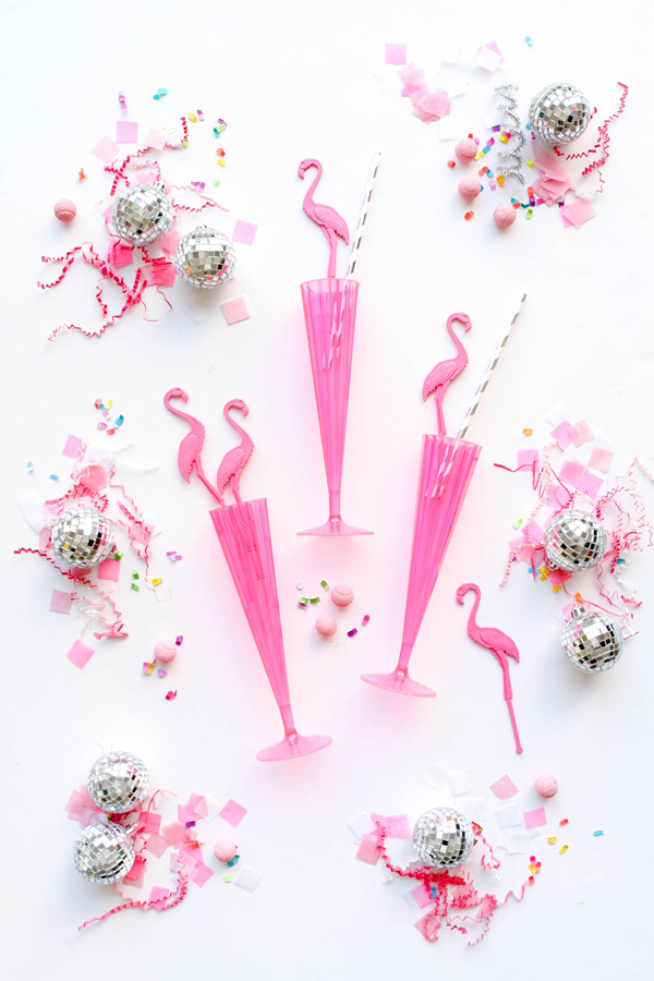 Flamingo Swizzle Sticks