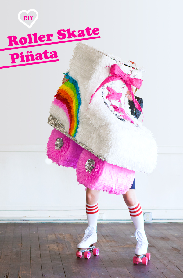 DIY Roller Skate Pinata