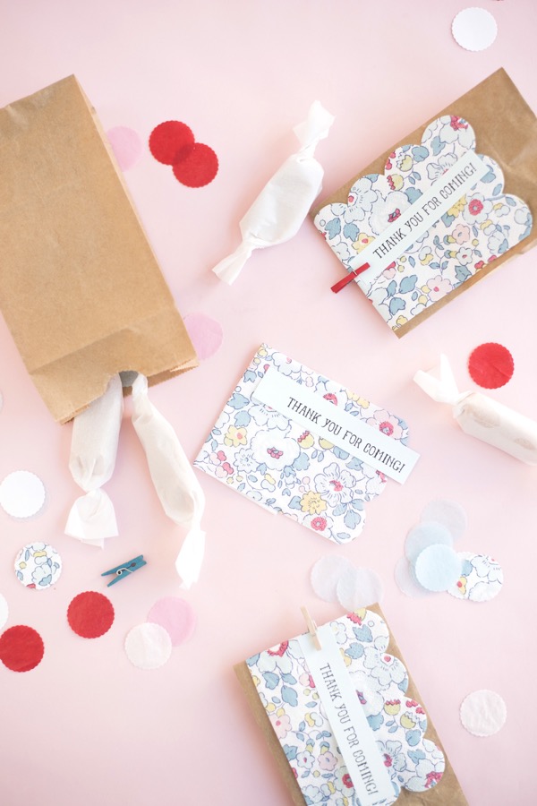 Liberty of London Favor Bags DIY