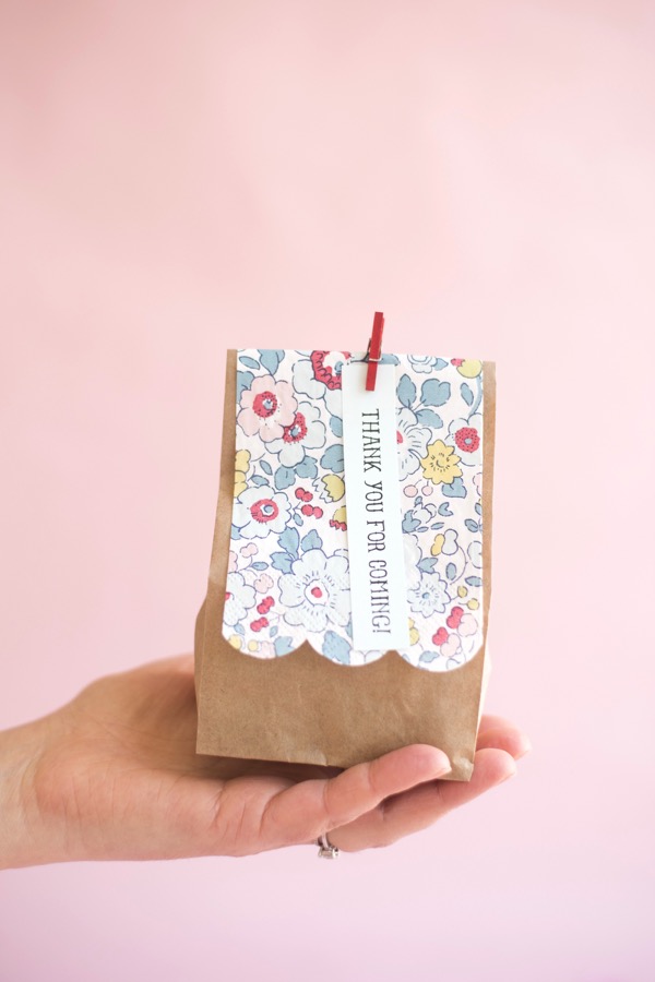 Liberty of London Favor Bags DIY