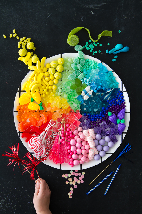 Candy Rainbow Platters 3 Ways