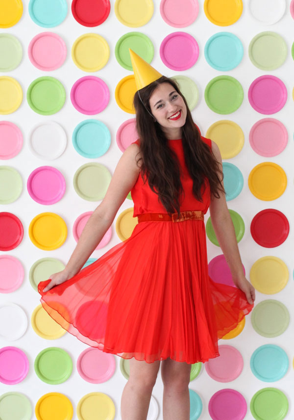 Craftiness Paper Plate Backdrop