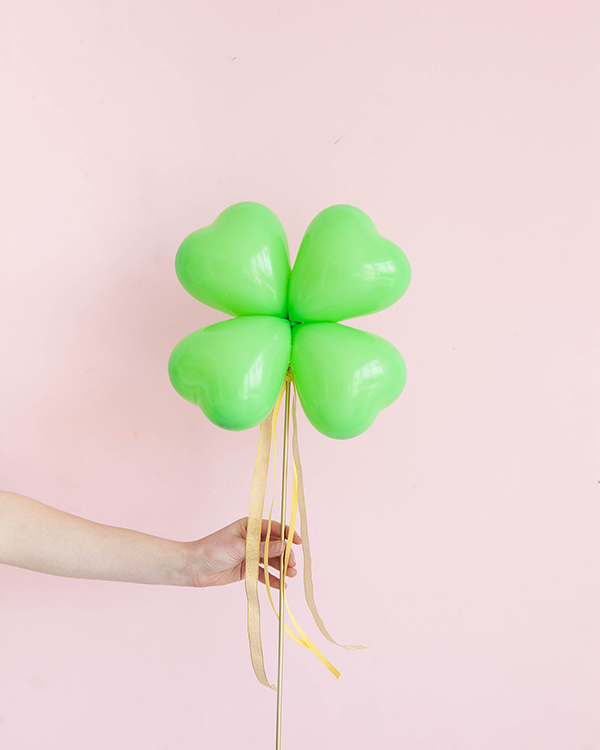 4Leaf Clover Balloon Sticks DIY