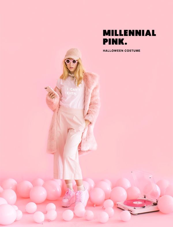 Millennial Pink Halloween Costume