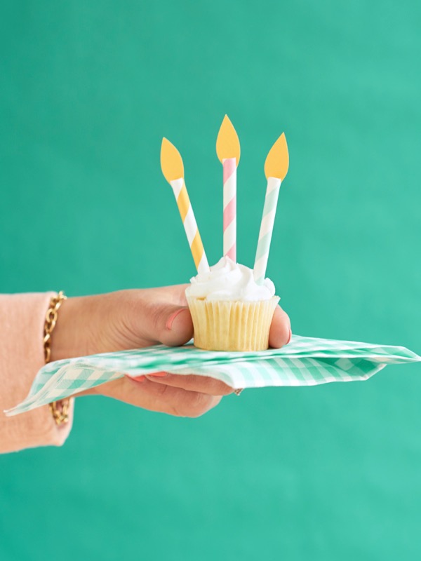 Birthday Candle Cupcake Toppers DIY LaptrinhX