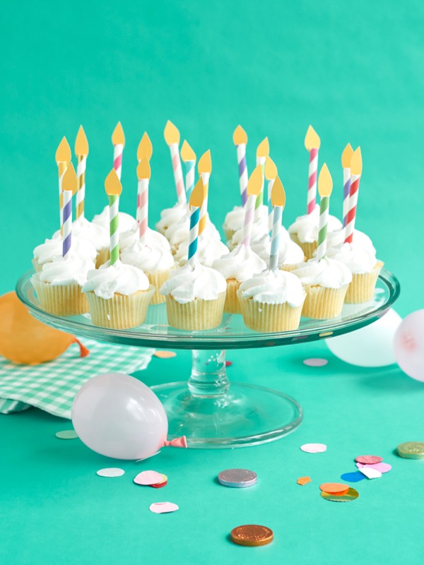 Birthday Candle Cupcake Toppers DIY LaptrinhX