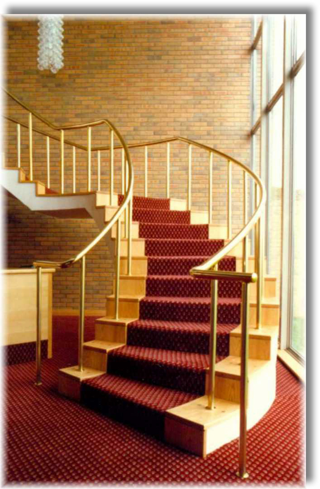 SG System Products Limited Citadel Brass Handrail & Brass Balustrade