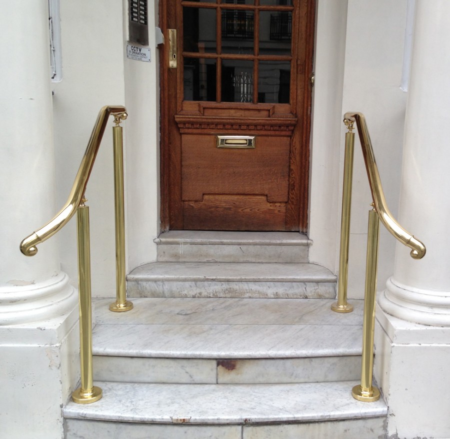 SG System Products Limited Citadel Brass Handrail & Brass Balustrade