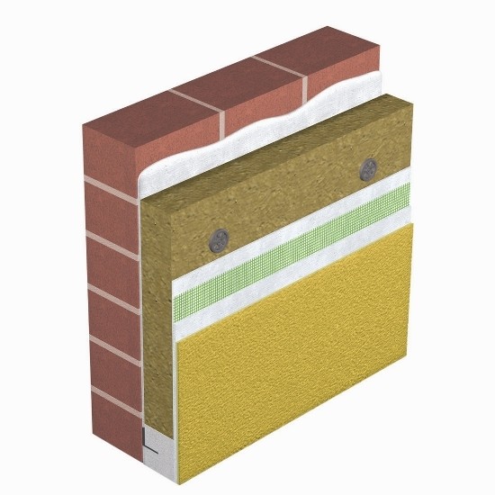 Knauf Marmorit's WARM WALL PLUS DESIGNED FOR INSULATION AND FIRE