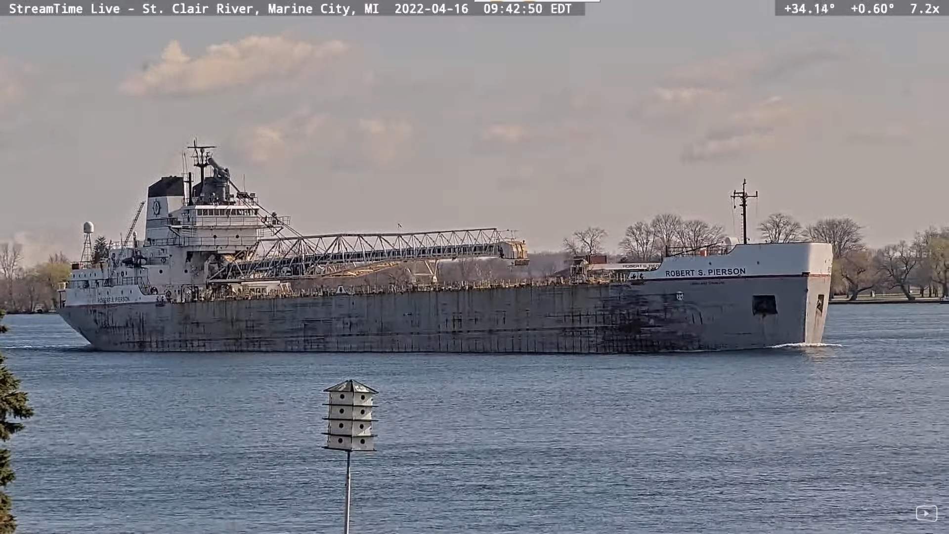 Solve Robert S Pierson (CA) Great Lakes Freighter Marine City, MI
