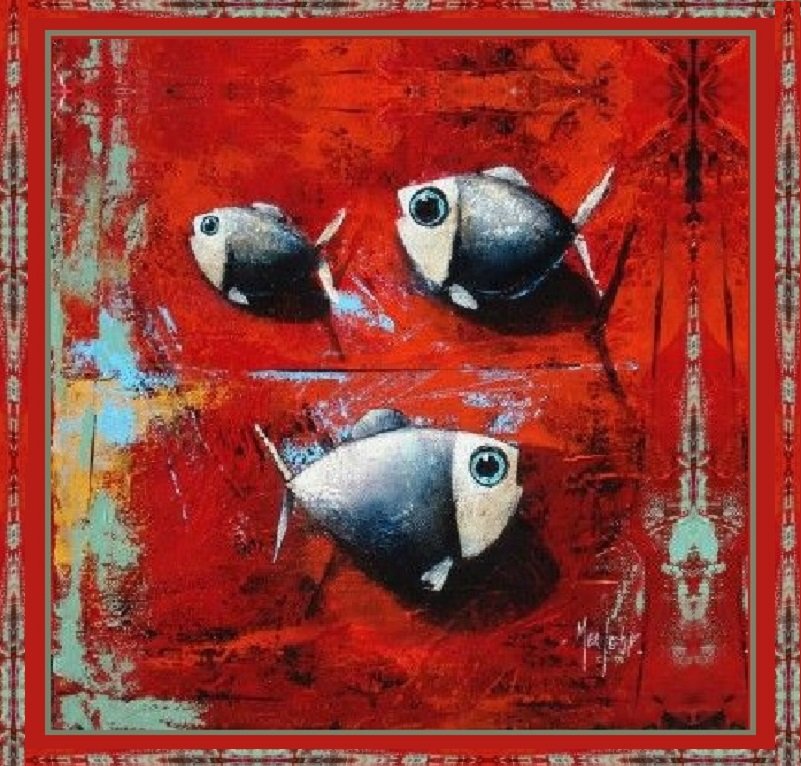 Solve Fishy Fishy Fishy jigsaw puzzle online with 121 pieces