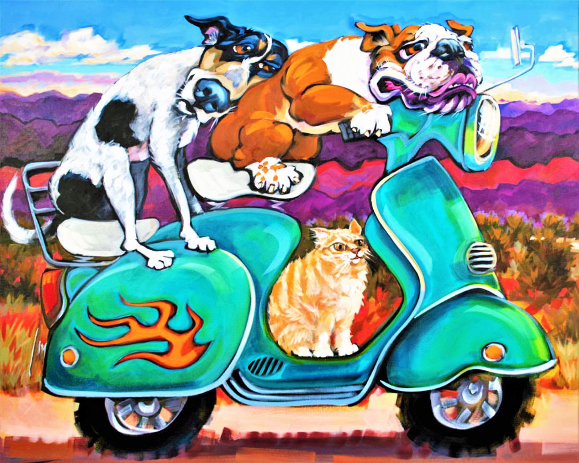 Solve Born to Be Wild jigsaw puzzle online with 594 pieces