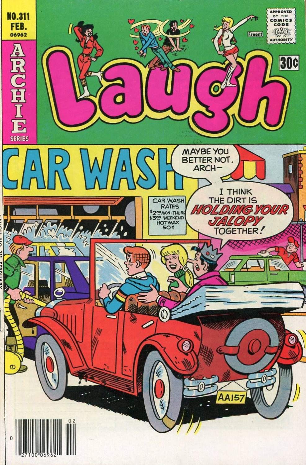 Solve Archie Car Wash jigsaw puzzle online with 187 pieces