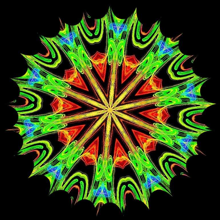 Solve Abstract jigsaw puzzle online with 25 pieces