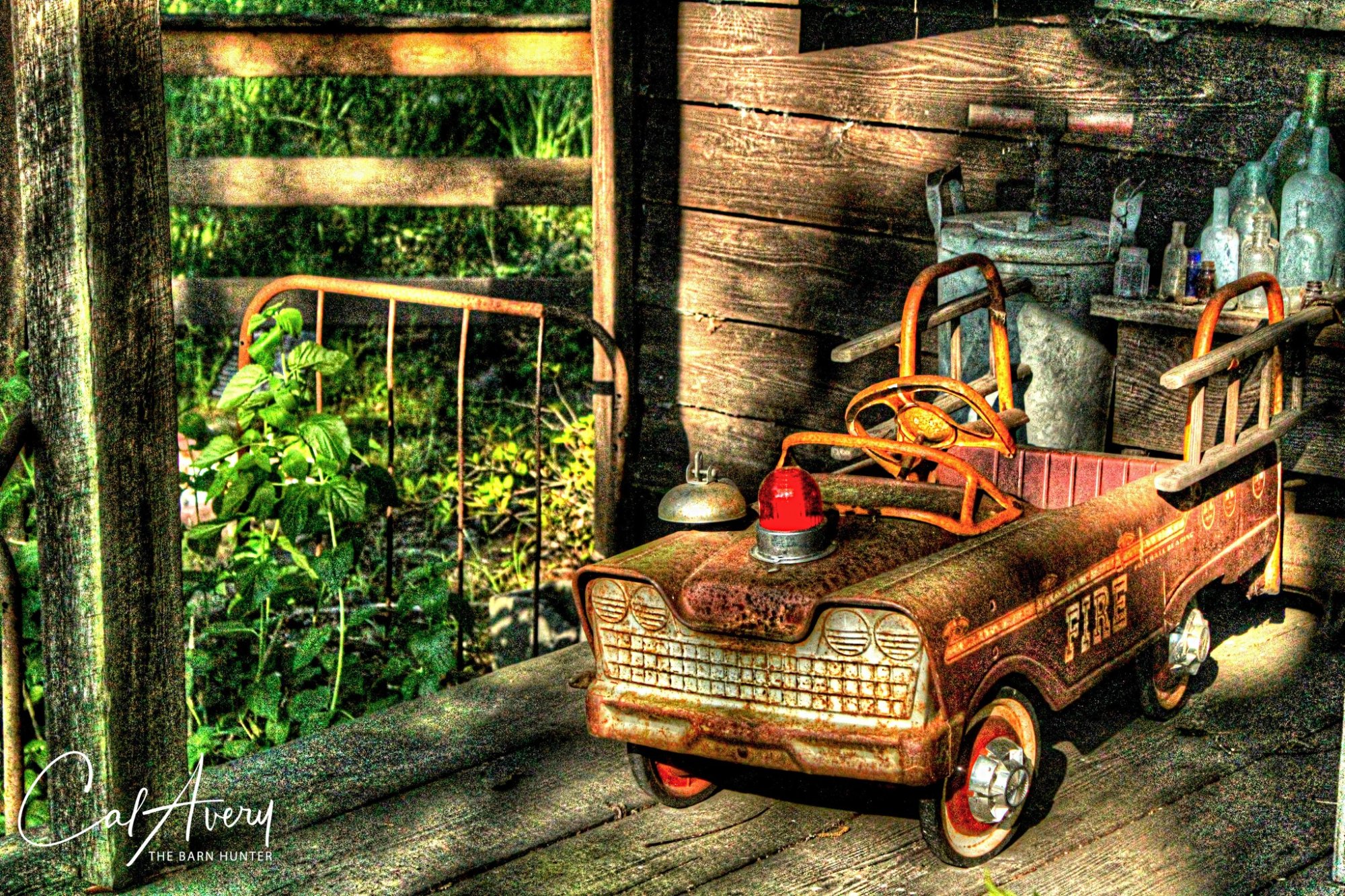 Solve Peddle Car jigsaw puzzle online with 600 pieces