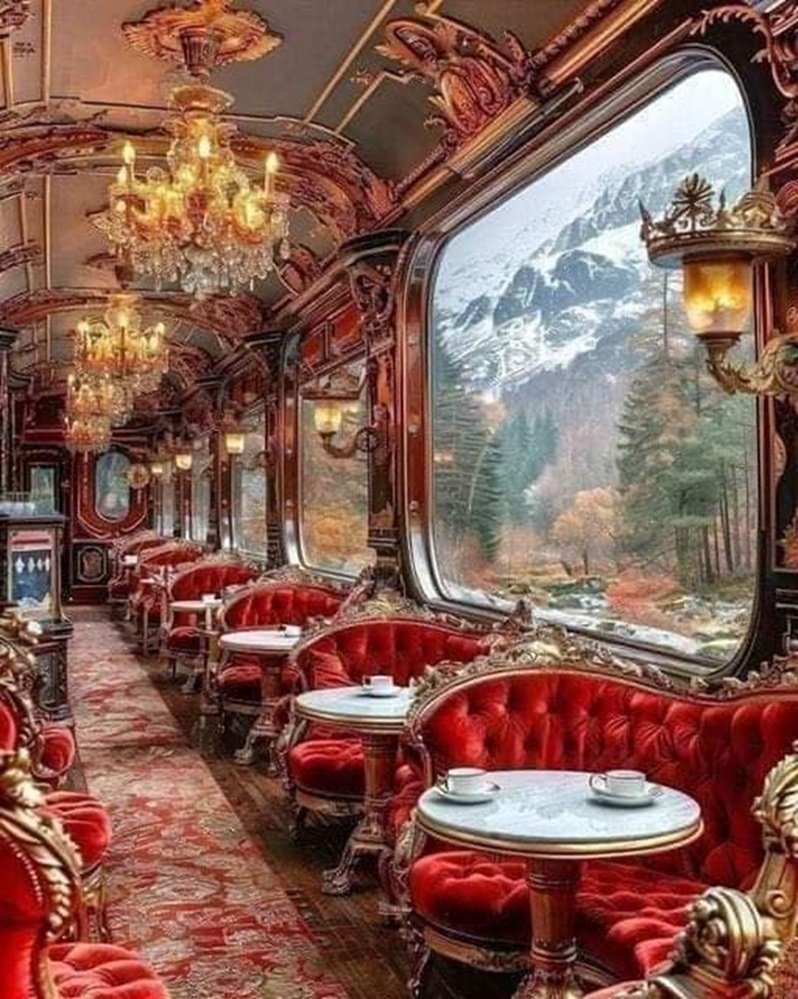 Solve Orient Express 1880 jigsaw puzzle online with 120 pieces