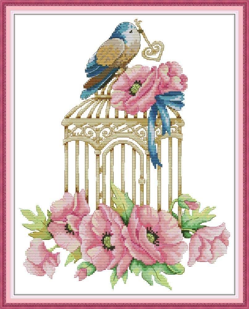 Jigsaw Puzzle 208 pieces Bird Cage Jigidi