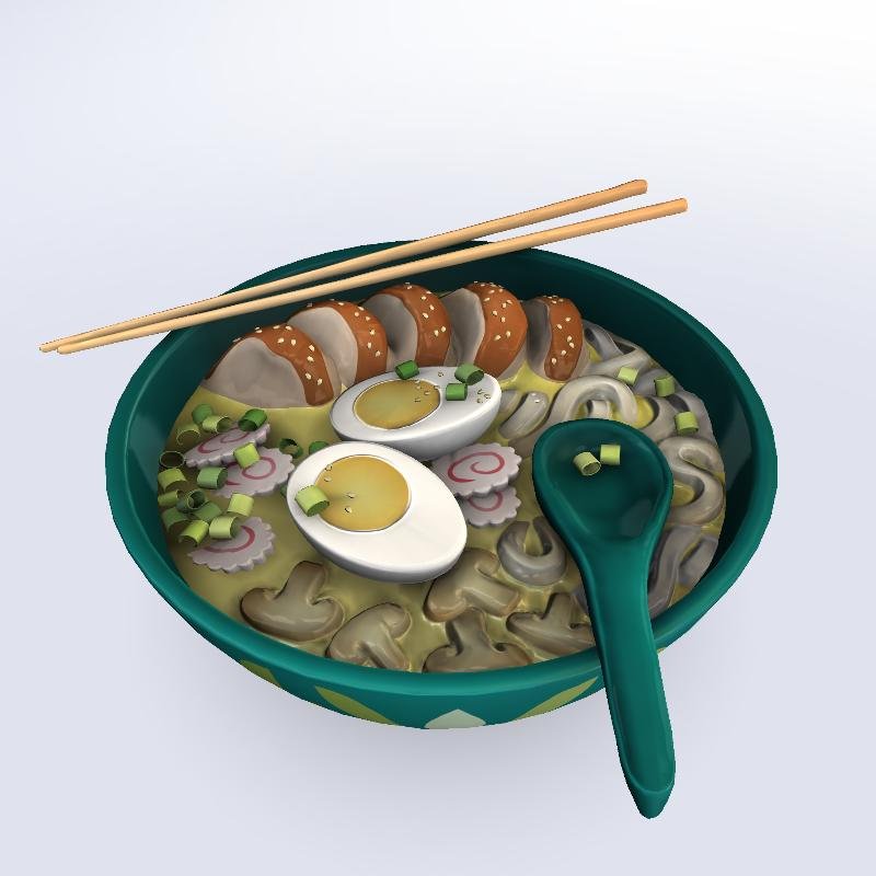 Solve Japanese noodle soup jigsaw puzzle online with 100 pieces