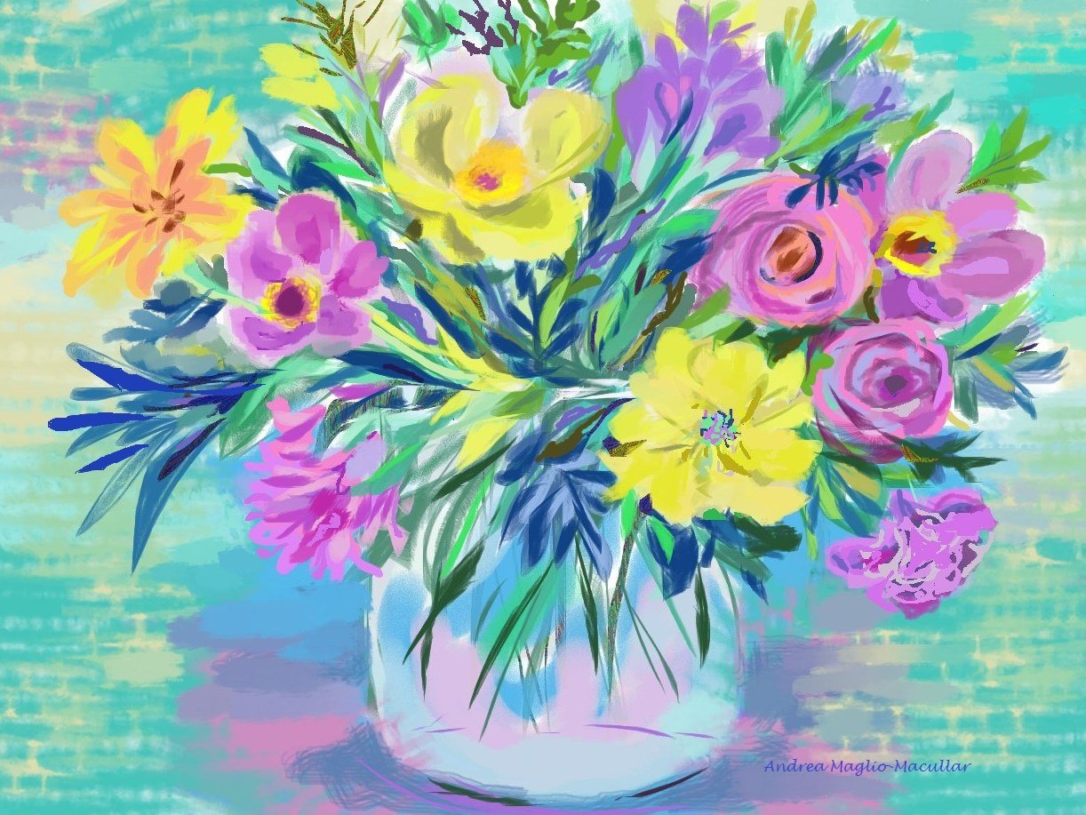 Solve Flower Arrangement jigsaw puzzle online with 48 pieces