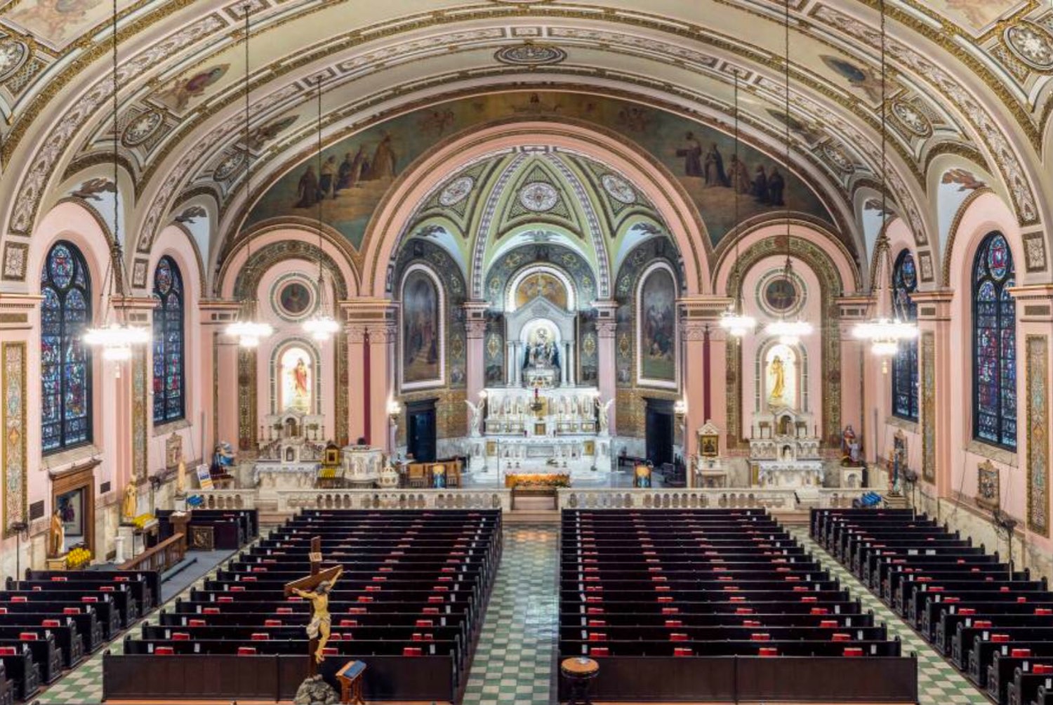 Solve Holy Rosary Church, East Baltimore. jigsaw puzzle online with 54