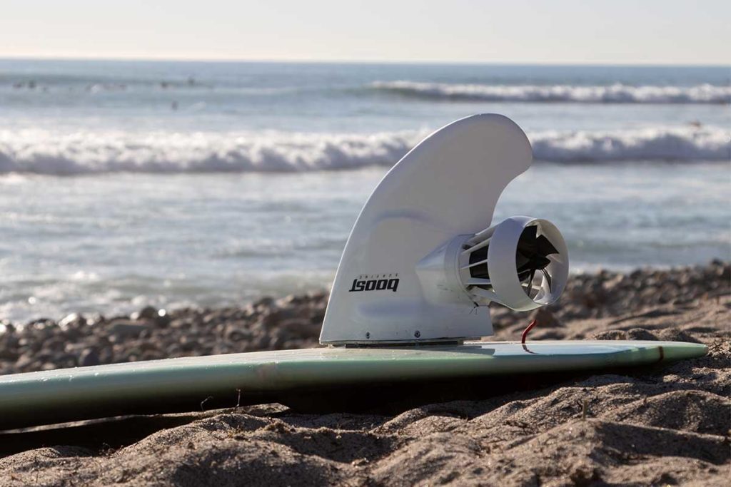 Boost Surf Electric Motorized Fin Turns Any Surfboard Into A Powered