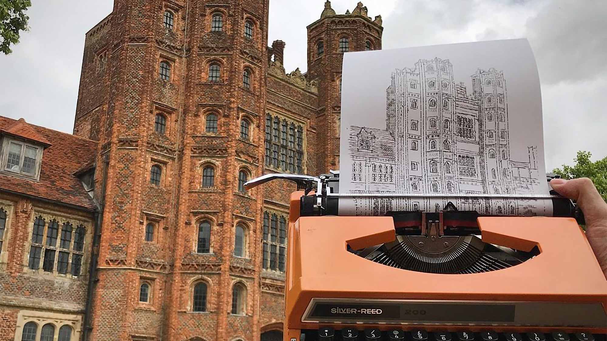 Meet James Cook. He Is A Typewriter Artist Who Creates Stunning Artwork
