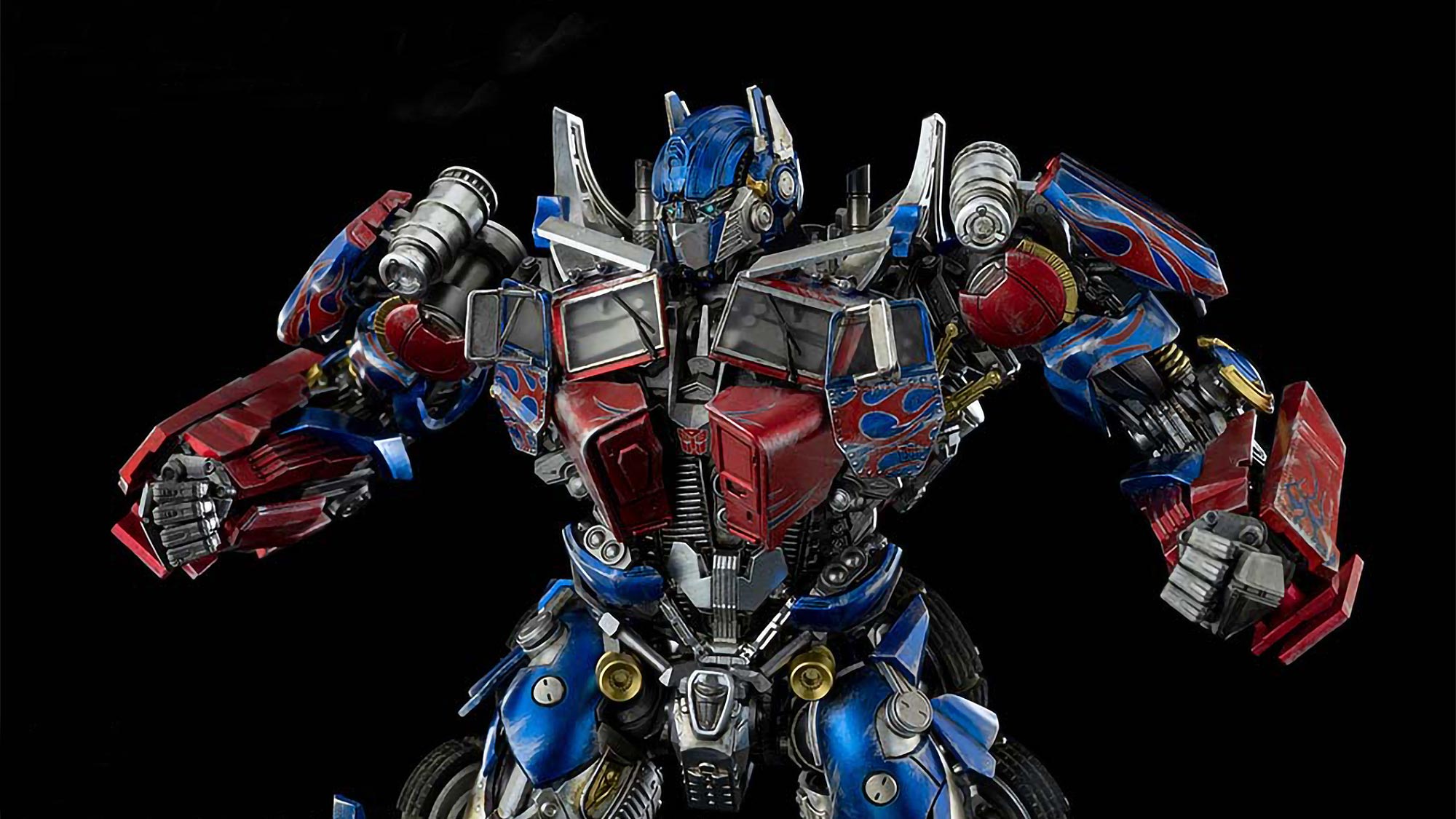 Hasbro x Threezero Transformers ROTF DLX Optimus Prime Collectible Figure