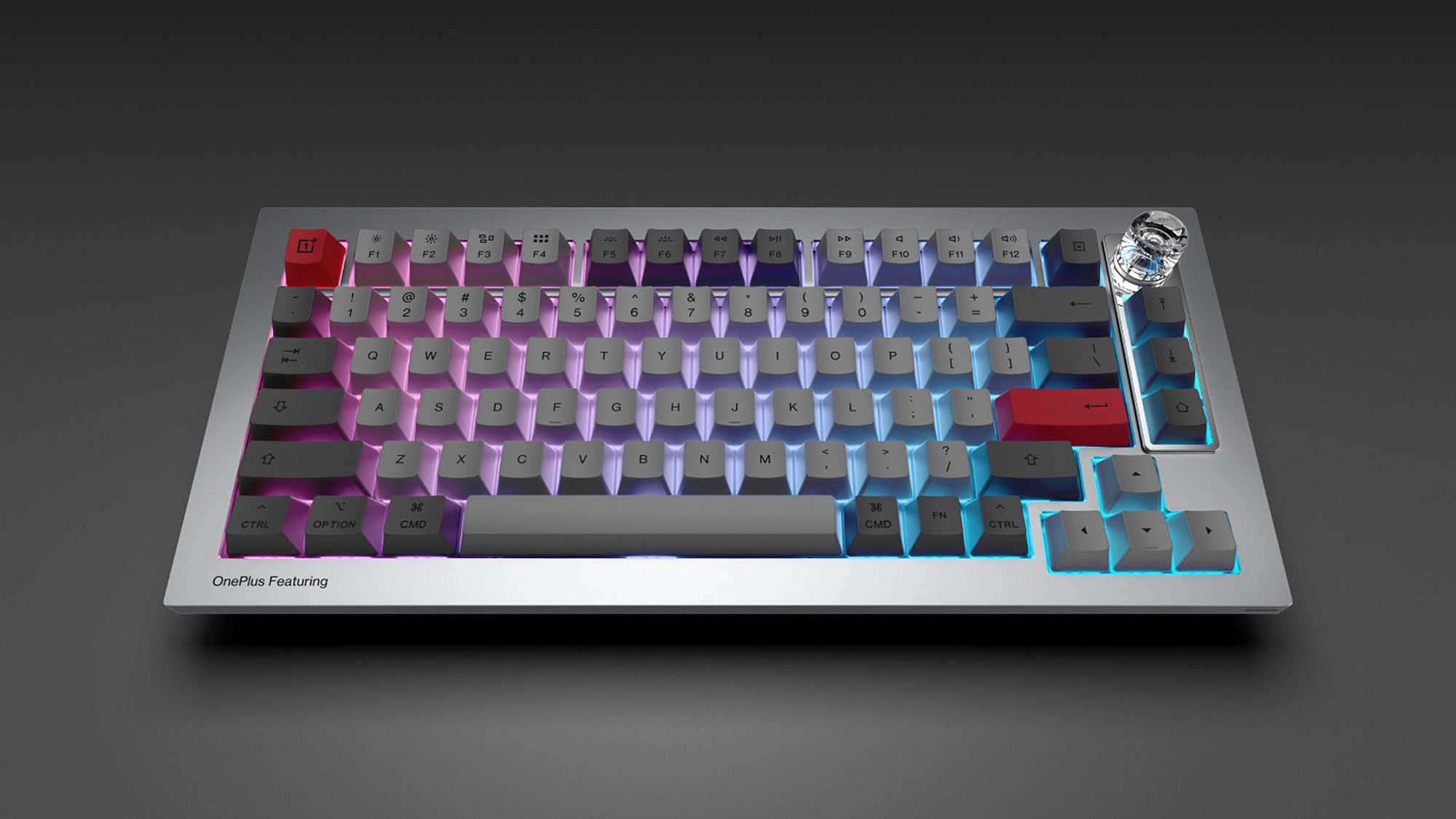 OnePlus’ First Keyboard Has A Customizable Rotary Dial And A Slider