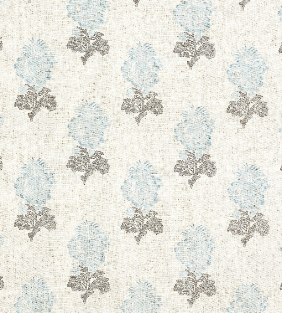 Aldith Aqua fabric Chestnut Hill Thibaut