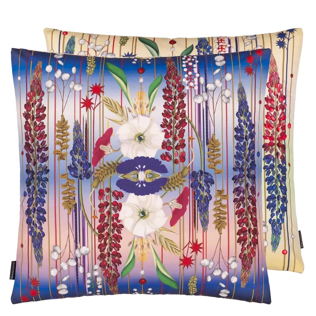 Amytis Indigo Cushion Christian Lacroix Cushions