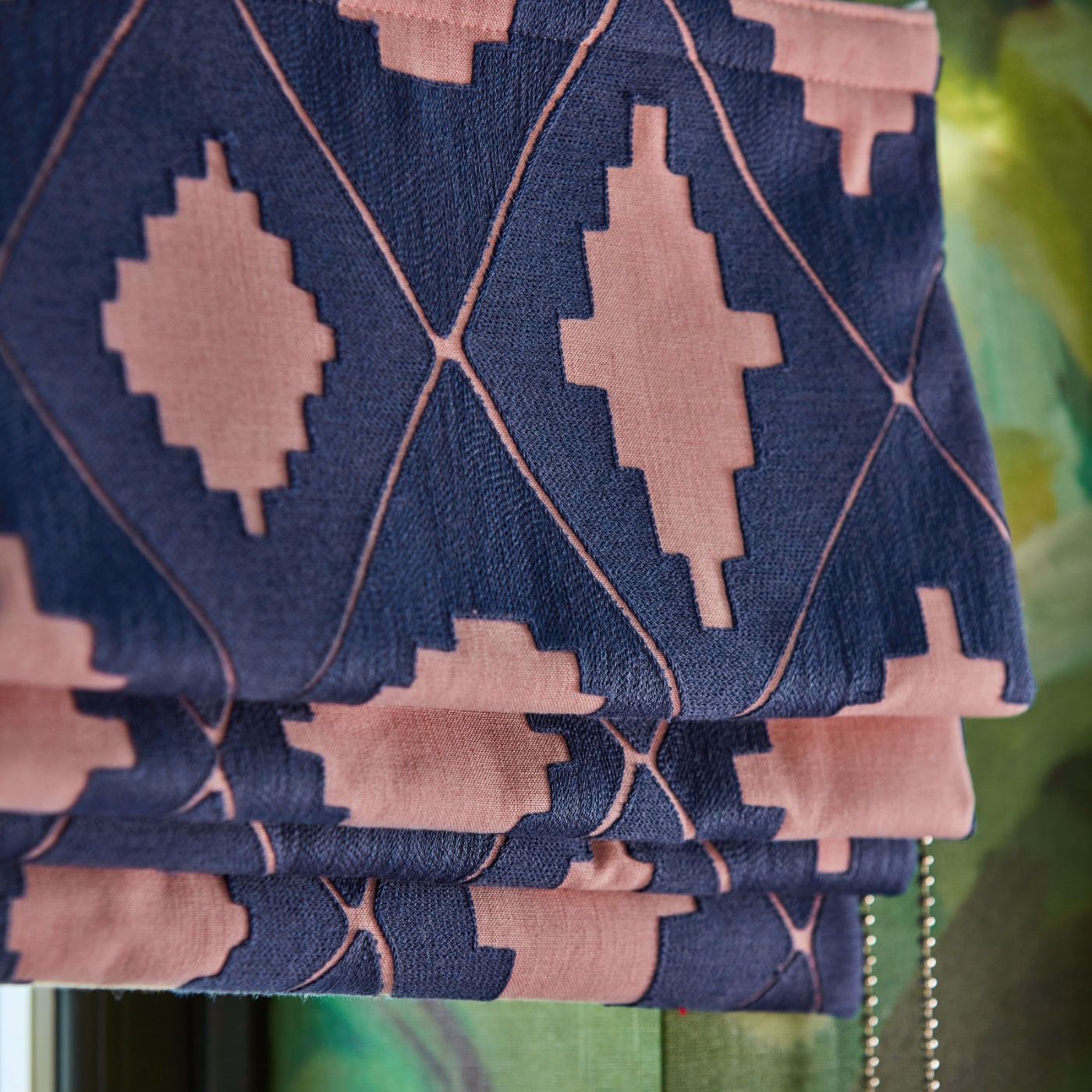 Garden Terrace Lapis/Rose fabric Harlequin X Sophie Robinson