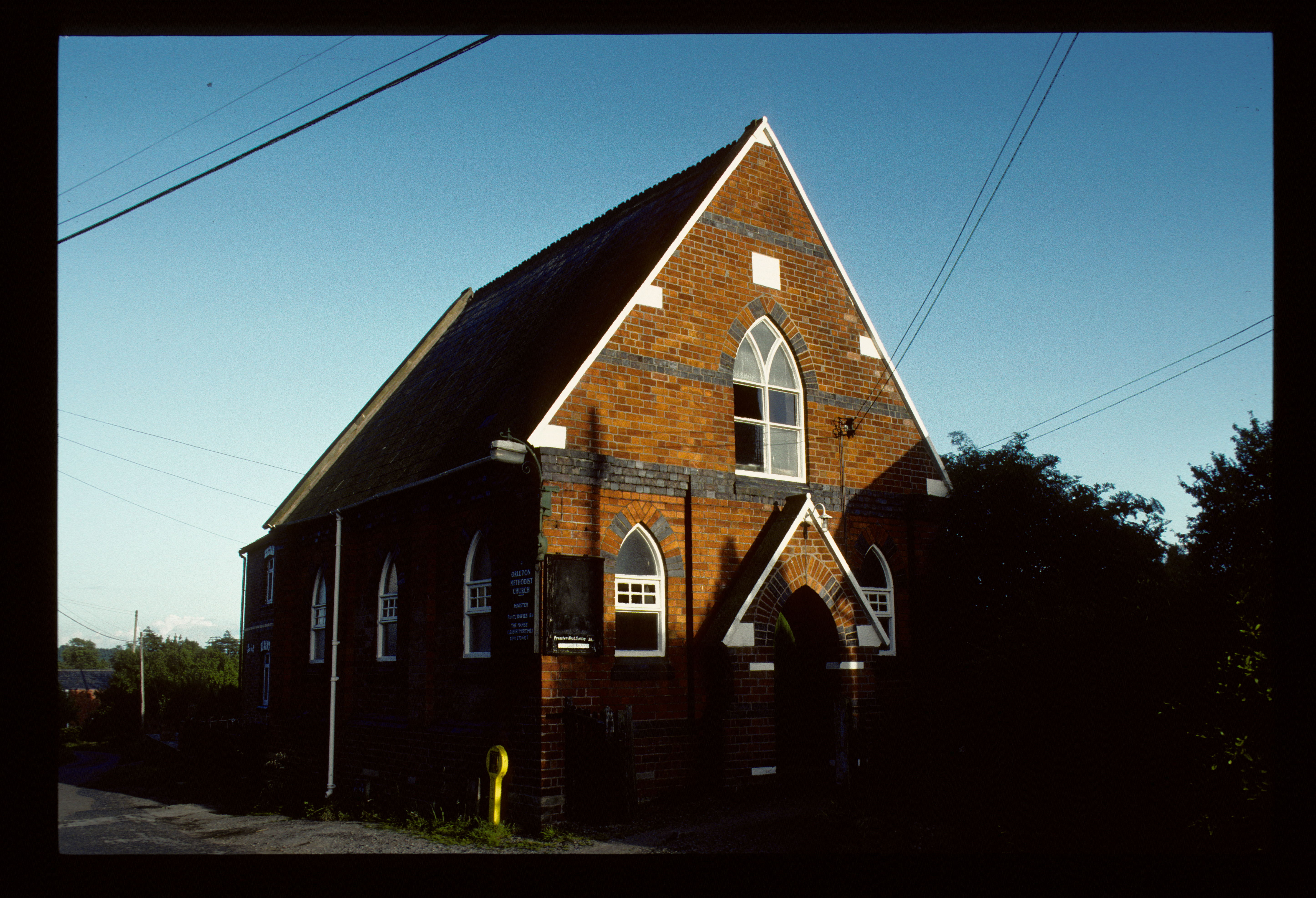 Orleton Herefordshire My Wesleyan Methodists