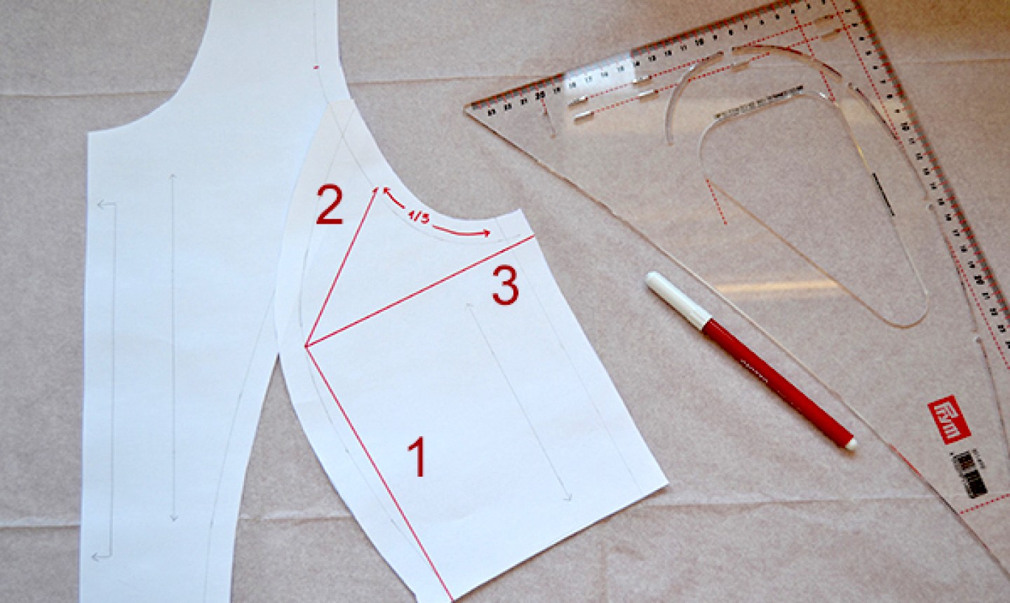 How to Make a FBA (Full Bust Adjustment) on Princess Seams