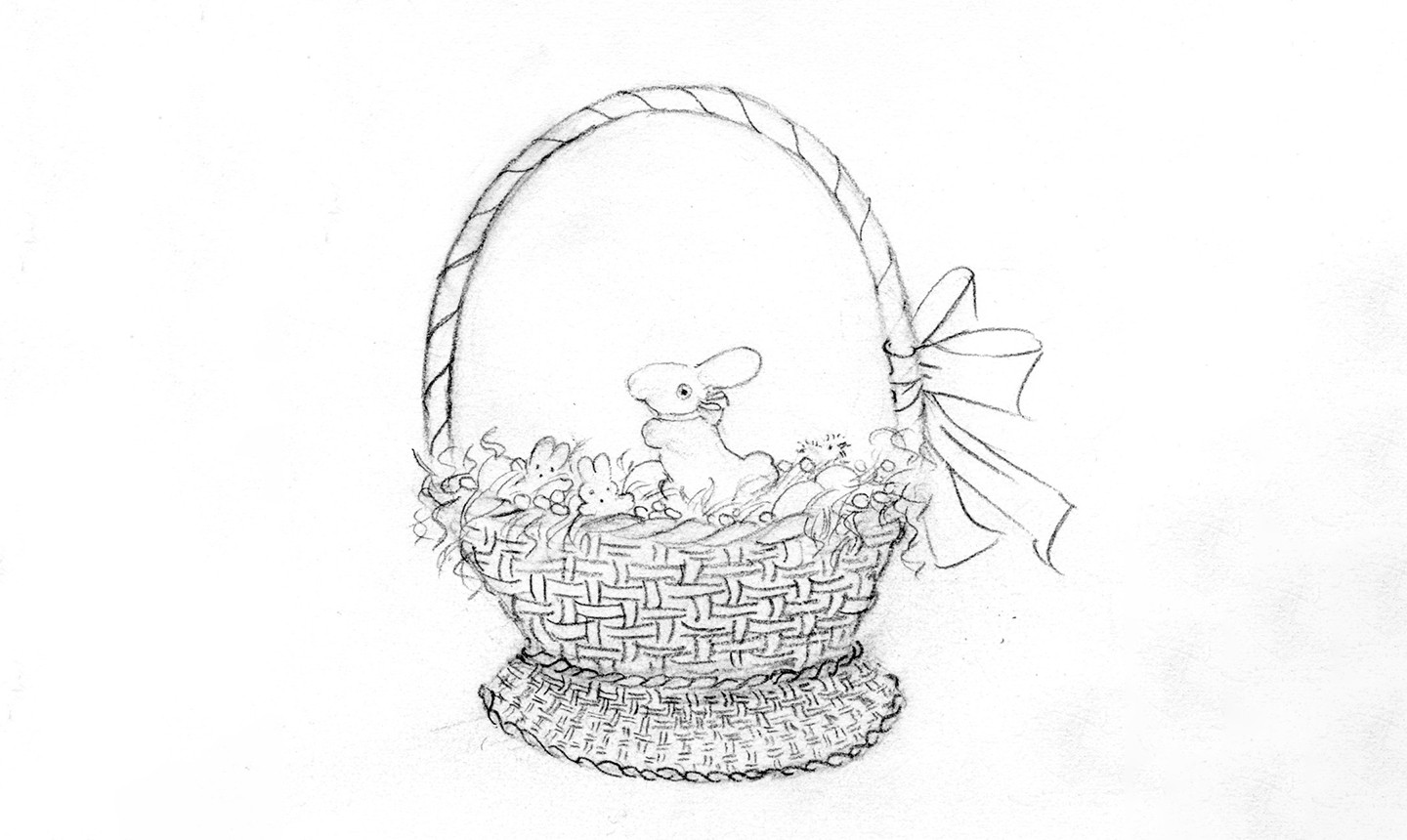 How to Draw and Paint a TreatFilled Easter Basket Craftsy