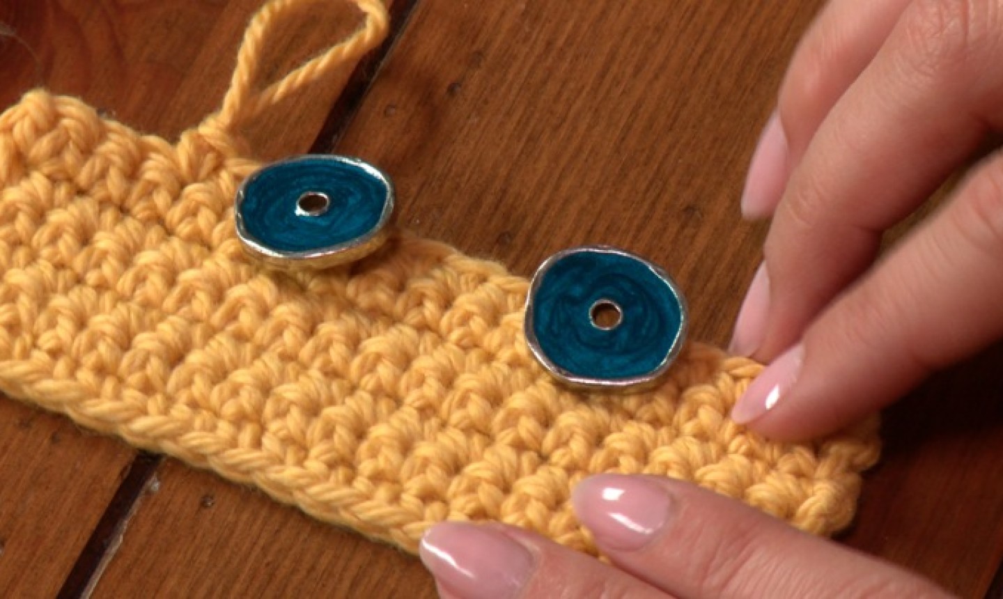 Adding Buttons to Crochet 7 Tips on Bluprint Craftsy