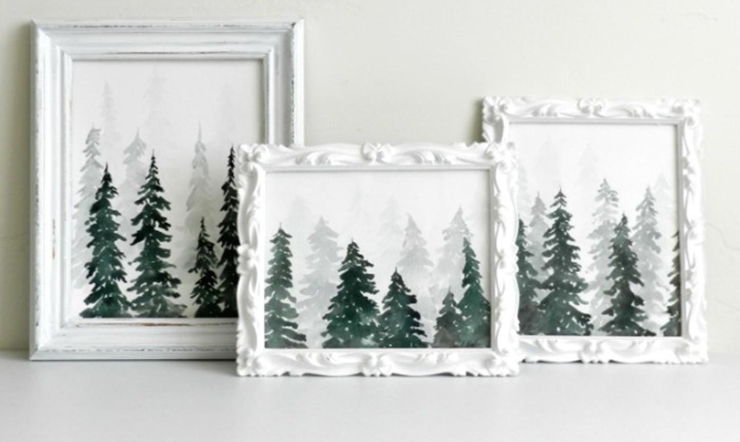 Paint a Fast and Fabulous Watercolor Pine Forest Craftsy