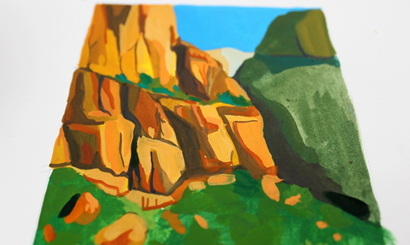 How to Paint a Landscape in Gouache Craftsy