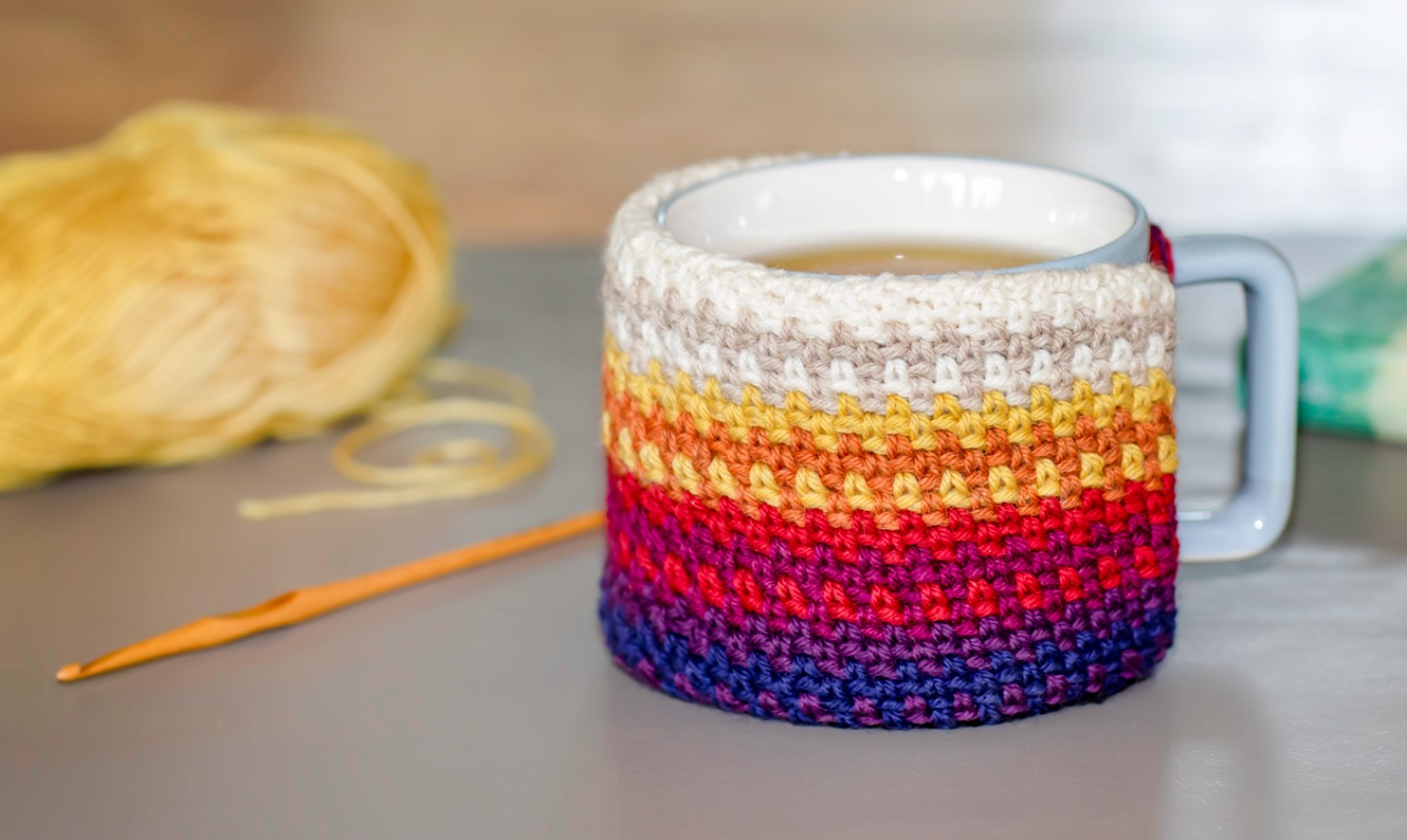 Ombré Crochet Tutorial and Free Mug Cozy Pattern Craftsy