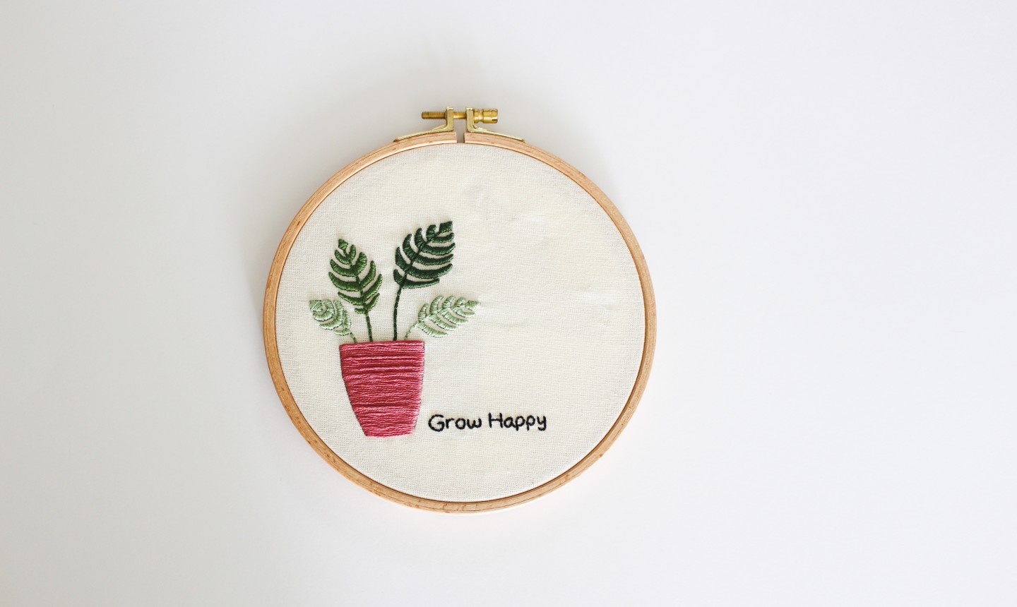 This Embroidery Project Is Sprouting Good Vibes Craftsy This Embroidery Project Is Sprouting Good Vibes Craftsy