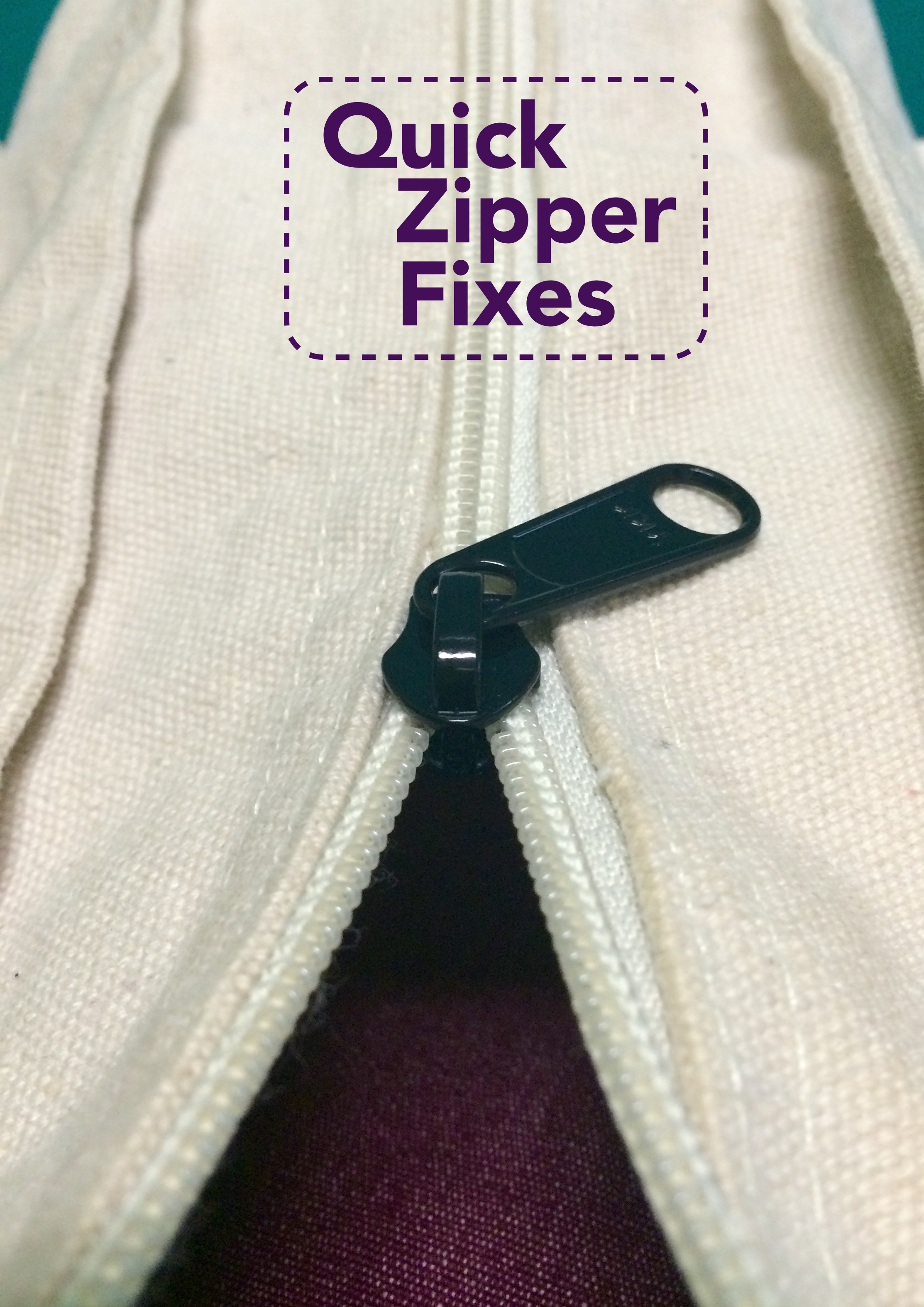 Quick Zipper Fixes A Guide to Replacing and Repairing Stuck Zippers eGuide National Sewing Circle