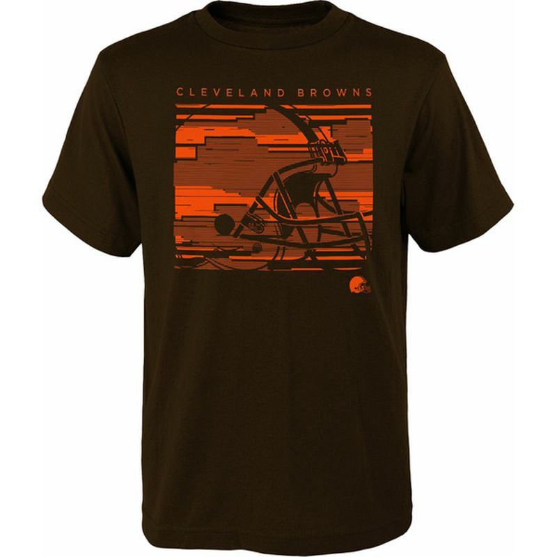 Nfl Team Apparel Youth Cleveland Browns Suede Scatter T-Shirt (M (Medium)) Delivery Or Pickup Near Me - Instacart