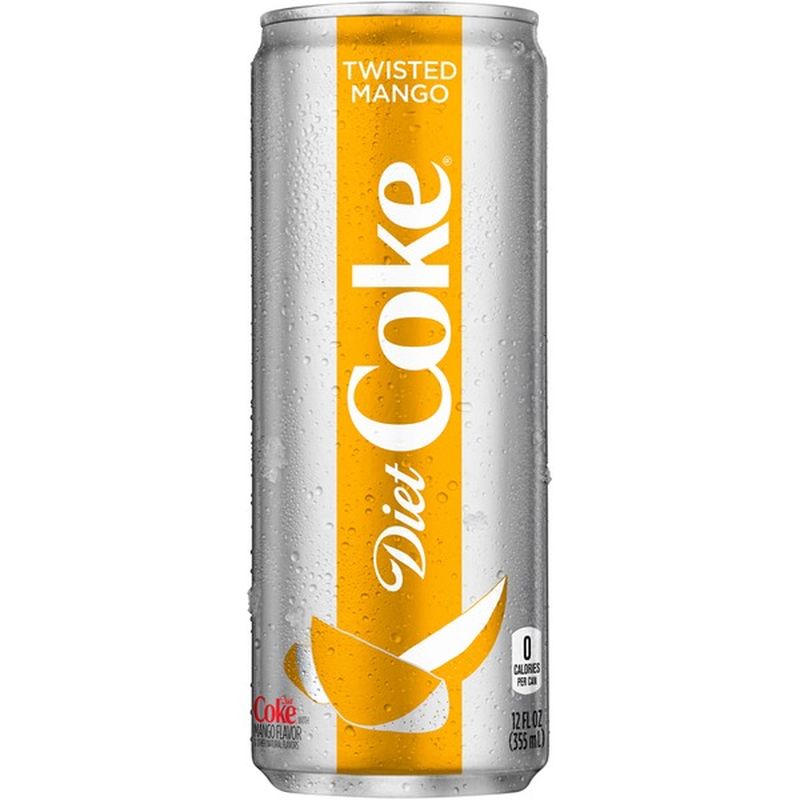Diet Coke Twisted Mango (12 fl oz) Instacart