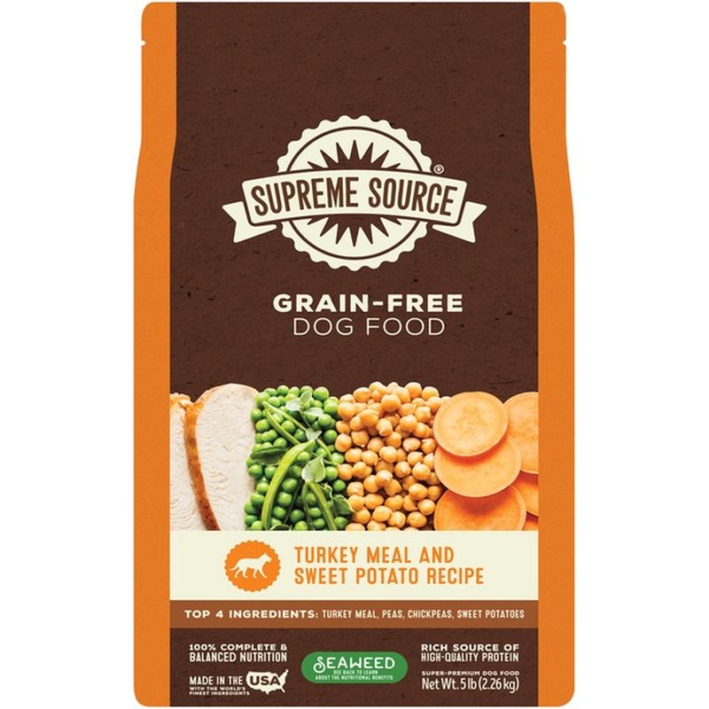 Supreme Source Dog Food, Turkey Meal and Sweet Potato Recipe, Super